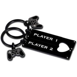 BoyfriendGifts from Girlfriend Funny Gamer Matching Keychain for Gamer Boyfriend
